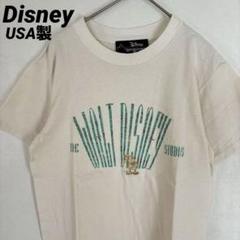 希少✨D&G ディズニー デイジー 半袖Tシャツ スパンコール ホワイト 刺繍 希少】USA製 オールド ディズニー 半袖Tシャツ 刺繍 ミッキー