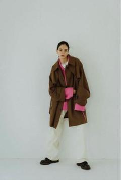 値下げ　knuth marfロングコート 2way accent collar long coat(unisex)/green | KNUTH MARF