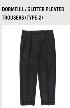ワコマリア ダブルプリーツトラウザー ブラックラメ Mサイズ WACKO MARIA PLEATED TROUSERS（TYPE-2） – NCNR WEB STORE