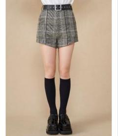 Darich ハイウエストチェックショートパンツ