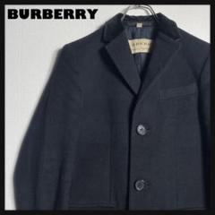 【高級】BURBERRY チェスターコート きれいめ ウール80 カシミヤ20