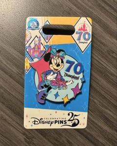 カリフォルニアディズニー♡ミニー♡ピンバッジ♡70周年限定♡DLR