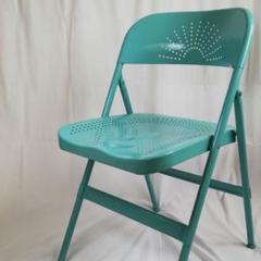 【希少】廃盤品 IKEA イケア　FRODE フローデ 折りたたみ椅子 ブルー