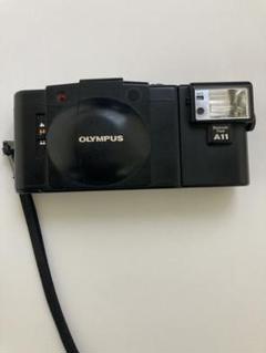 OLYMPUS A11 コンパクトカメラ　ジャンク OLYMPUS XA フィルムカメラ A11フラッシュ付き ジャンク - メルカリ