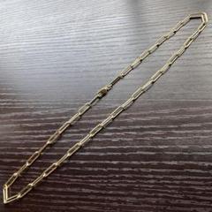 【極美品】トムウッド/ボックスチェーン/ネックレス/ゴールド/16インチ 極美品】トムウッド/ボックスチェーン/ネックレス/ゴールド/16