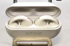 中古 ambie AM-TW01ワイヤレスイヤホン ambie sound earcuffs ワイヤレスイヤホン AM-TW01 BLACK