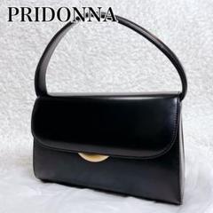 美品　PRIDONNA 牛革　ハンドバッグ　本革　ブラック　メッシュ　レディース 美品 PRIDONNA 牛革 ハンドバッグ 本革 ブラック メッシュ