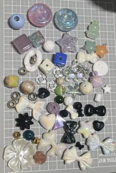 ガラス アクリル カスタム ビーズ チャームまとめ売り