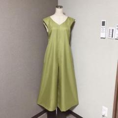 ミッシュマッシュ バック リボン ワイド パンツ オールインワン