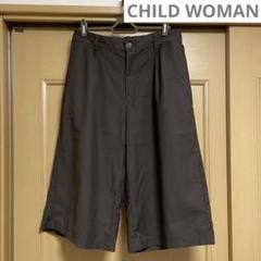 CHILD WOMAN ハーフパンツ ダークブラウン