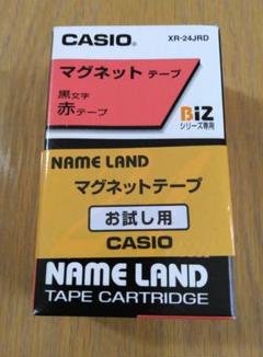 カシオ ネームランド マグネットテープ XR-24JRDのサムネイル