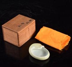 煎茶道具　三浦竹泉造　黄磁　巾座　共箱　V　R4935 煎茶道具 三浦竹泉造 黄磁 巾座 共箱 V R4935 - メルカリ