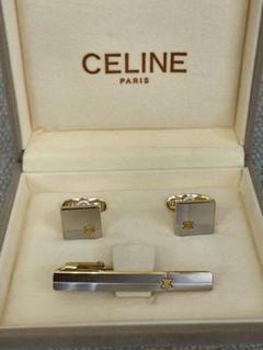K07679) セリーヌ CELINE ネクタイピン＋カフス セット - メルカリ