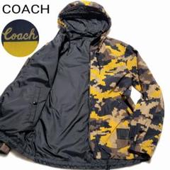【美品】COACH　マウンテンパーカー ナイロンジャケット リバーシブル 迷彩柄 美品】COACH マウンテンパーカー ナイロンジャケット
