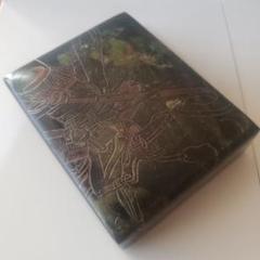 梨地箱 銅胎 侍図金蒔絵内箱 匠の技 江戸時代  内金箔張り 1点 m58085672040_1.jpg?1708239395