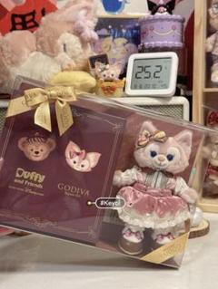 香港ディズニー　GODIVAゴディバ限定　オルメル　ぬいぐるみキーチェーン オルメル GODIVA チョコ🍫 ぬいぐるみ ギフトセット|香港