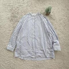 【PRIMATIVO HANAEMORI】 バンドカラーシャツ トップス 7分袖