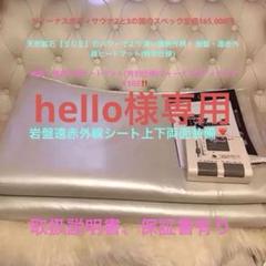 ヴィーナスボディサウナ2 SGE岩盤遠赤外線業務用ヒートマット特別仕様ホワイト ヴィーナスボディサウナ2 SGE岩盤遠赤外線業務用ヒートマット