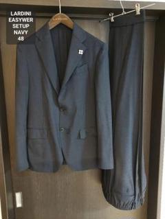 LARDINI EASYWEAR SETUP NAVY 48 ラルディーニ LARDINI ラルディーニ テックジャージースーツ イージーウエア