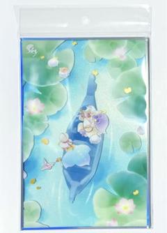 Sky 星を紡ぐ子どもたち アクリル色紙 蓮の花 Sky 星を紡ぐ子どもたち アクリル色紙 蓮の花