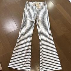 H&M ストライプ柄パンツ 10A