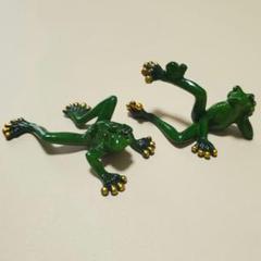 カエルの置物 2体セット