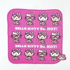 日焼けキティ ハンカチタオル タオルハンカチ ピンク 限定品