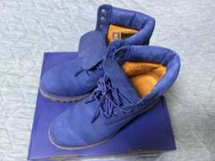 Timberland 6インチブーツ青　50周年　美品