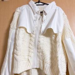 S/île sile シール ニットブルゾン S/île sile シール ニットブルゾン - メルカリ