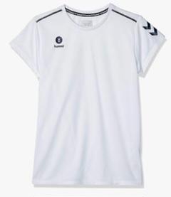 美品　hummel　Tシャツ　ホワイト　レディース