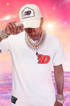 ⭑boohoo： DaBaby Dバッヂワッペン付きTシャツ(Ｍ)のサムネイル
