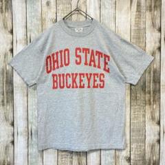 H44 ロゴプリント OHIO STATE BUCKEYES カレッジTシャツ