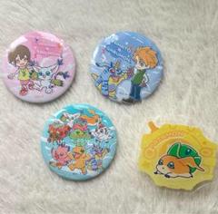 デジモンアドベンチャー 缶バッジ 4個セット - メルカリ