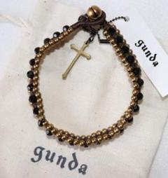 gunda ガンダ 淡水パール サファイア チャーム ブレスレット gunda ガンダ 淡水パール サファイア チャーム ブレスレット