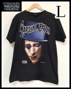 マリリンマンソン　MARILYN MANSON　Tシャツ　半袖　黒　ブラック　L