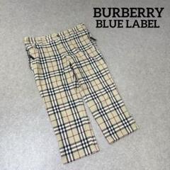 BURBERRY BLUE LABEL ノバチェック ストレートパンツ　36 BURBERRY BLUE LABEL ノバチェック ストレートパンツ 36 - メルカリ