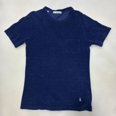 ギローバー ネイビー パイル生地 Tシャツ ポケット付き Sサイズ