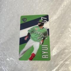 swallows スワローズ 伊藤琉偉 カード トレカ グルメ 燕ユニ