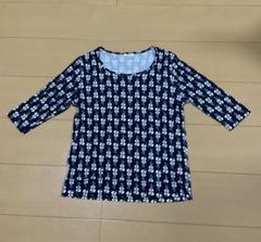 音楽好き必見！CHILD WOMAN バイオリン柄五分袖Tシャツ