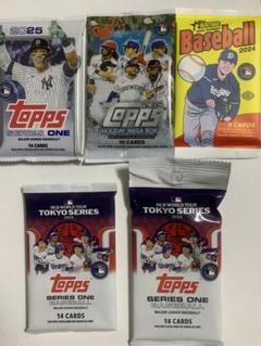 topps mlb 未開封パック　5個