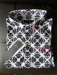 【当店限定販売】 Callaway ポロシャツ LL 白/黒 葉柄 プロ仕様 - メルカリ メンズウェア