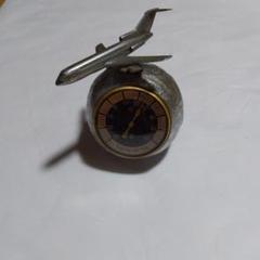 飛行機　温度計　オブジェ　貯金箱　昭和レトロ　置物　古道具　レトロ雑貨