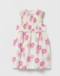 ZARA ワンピース　スモーキーデイジーワンピース　花柄　110cm