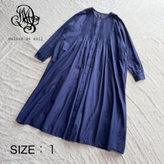 【美品】 Maison de soil　リネンコットン　ギャザーシャツ　サイズ1 楽天市場】メゾンドソイル（シャツ・ブラウス｜トップス