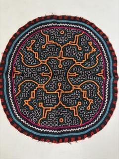 新品　シピボ族　刺繍布5 オーバル　楕円　約37.5×40cm