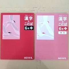 美品！予習シリーズ　漢字ことば 4年 5年 6年 新品未使用有！ 本セット 予習シリーズ 漢字とことば 4年 四谷大塚 上下巻