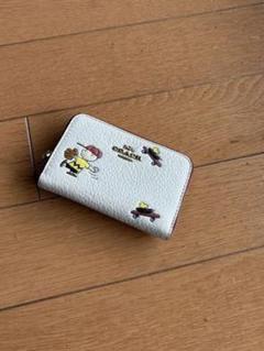 未使用級　COACH　スヌーピー　コインケース　カードケース　ミニ財布 未使用級 COACH スヌーピー コインケース カードケース ミニ財布