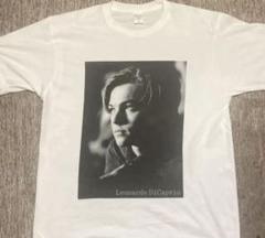 レオナルド・ディカプリオ Tシャツ ホワイト 人物プリント ムービーTシャツ