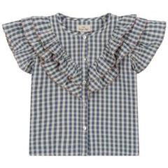konges sloejd Kim Checked Shirt Blue