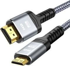 Mini HDMI ケーブル 5m ミニ hdmi 双方向 映像 プロジェクター